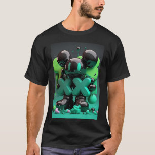 T-shirt Hypebeast Kaws Metal Print Design