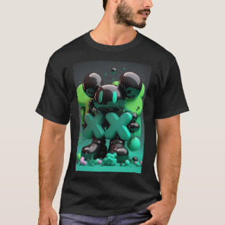 T-shirt Hypebeast Kaws Metal Print Design