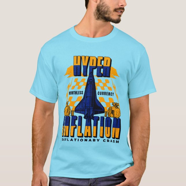 T-shirt Hyper-inflation (ver.1) - Fusées (Devant)