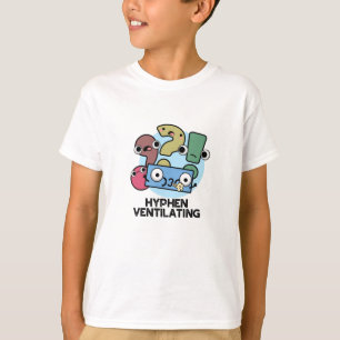 T-shirt Hyphen Ventilant Funny Pun de ponctuation