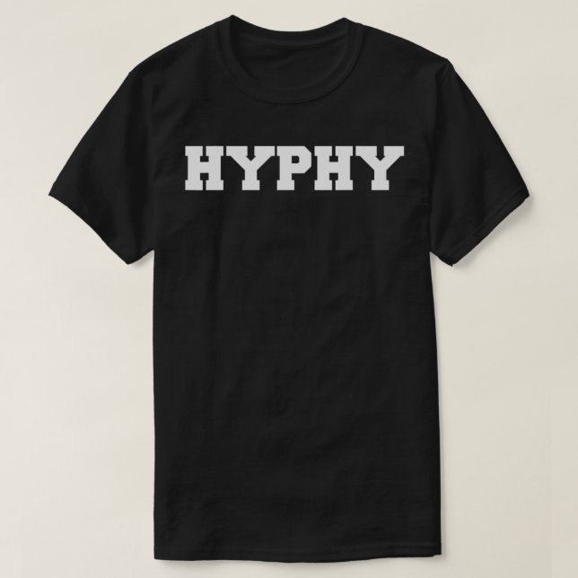 T-shirt Hyphène hyperactive (Design devant)