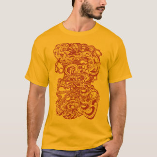 T-shirt Hypnotic Amorphous Phantasmagoric Modern Groovy