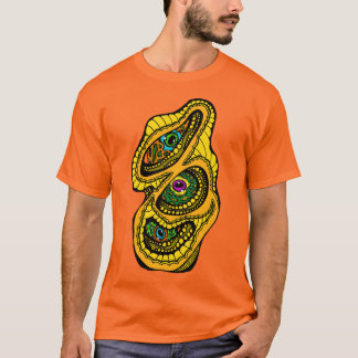 T-shirt Hypnotic Amorphous Phantasmagoric Modern Groovy 