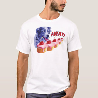 T-shirt Hypnotisé - taches le chien de petit gâteau - loin