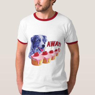 T-shirt Hypnotisé - taches le chien de petit gâteau - loin