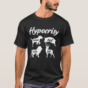 T-shirt Hypocrisie Secourir Manger Veganisme Plante biolog