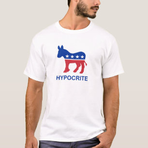T-shirt Hypocrite d'âne de Démocrate