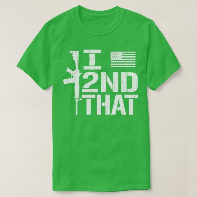 T-shirt I 2ème Amendement Droits Patriotiques Patriotiques (Design devant)
