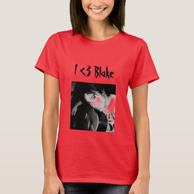T-shirt I <3 Blake (Devant)