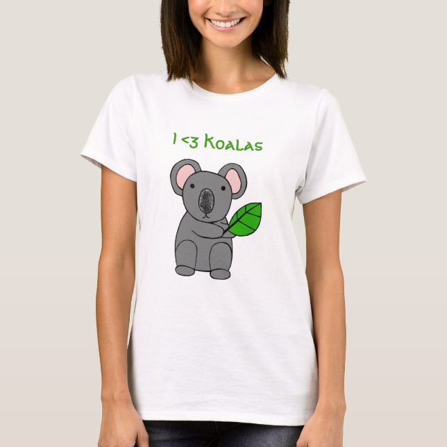 T-shirt I <3 koala #2 (Devant)