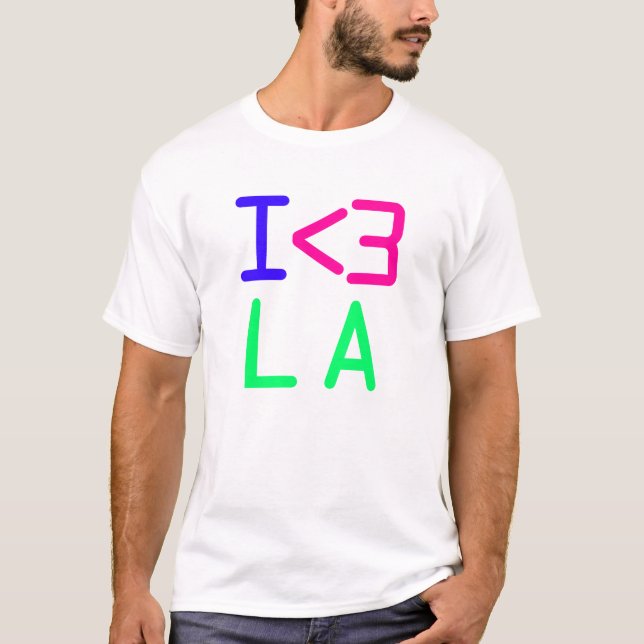 T-SHIRT I <3 LA (Devant)
