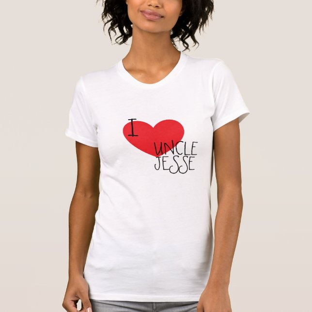 T-shirt I <3 oncle Jesse… pour toujours (Devant)