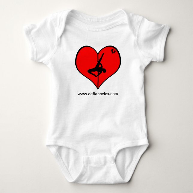 T-shirt I <3 Pole V-Neck Dames Tee (Devant)