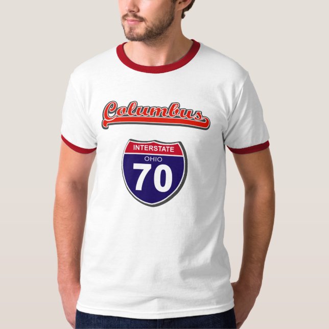 T-shirt I-70 Columbus (Devant)