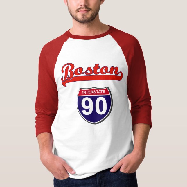 T-shirt I-90 Boston (Devant)