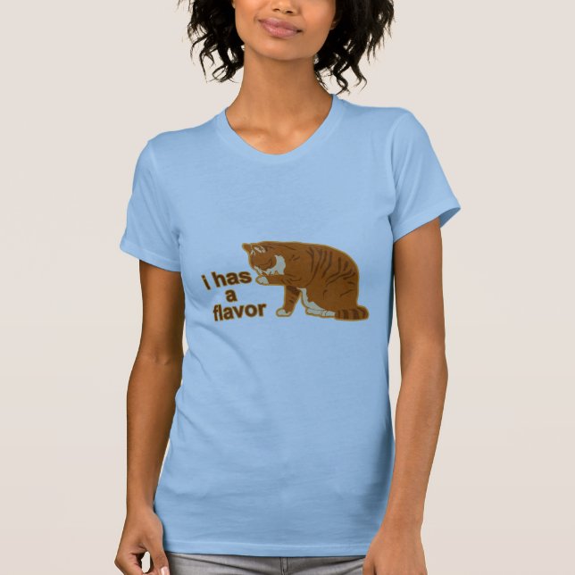 T-shirt I a une saveur, CAT de LOL (Devant)
