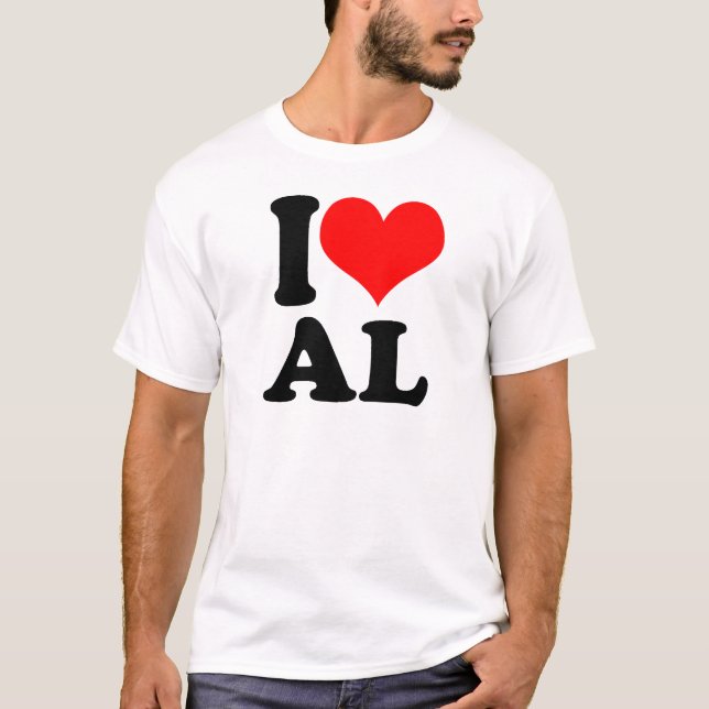 T-shirt I AL de coeur (Devant)