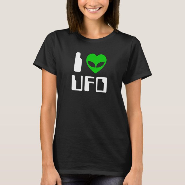 T-shirt I Alien Heart UFO (Devant)