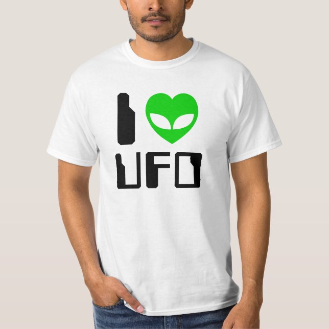T-shirt I Alien Heart UFO (Devant)