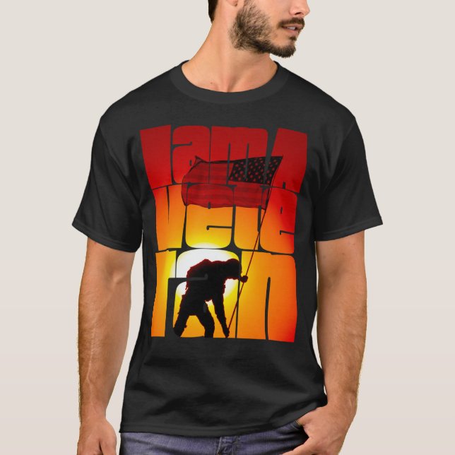 T-shirt I am a Veteran American Military Soldier  4 (Devant)
