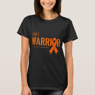 T-shirt I am a Warrior Leukemia Cancer Awareness 