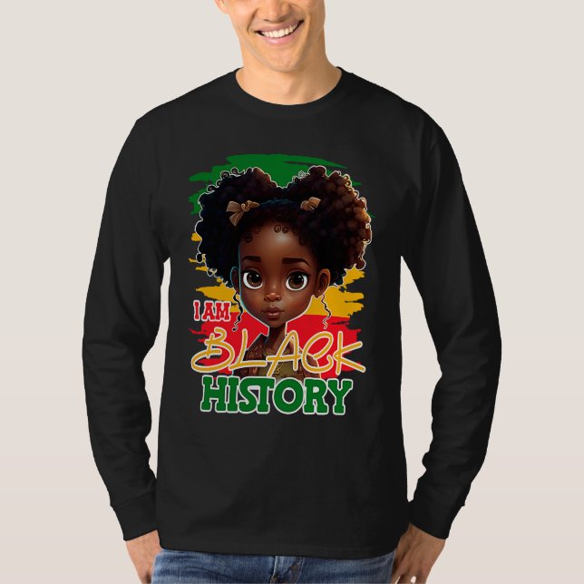 T-shirt I AM Black History 2023 Black History Month BHM k (Devant)