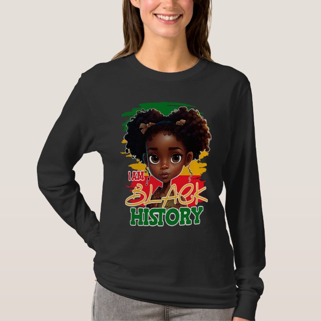 T-shirt I AM Black History 2023 Black History Month BHM k (Devant)