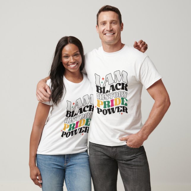 T-shirt I Am Black History - Black History Mois (Unisexe)