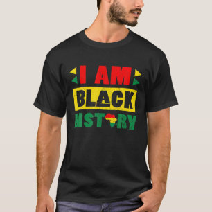 T-shirt I Am Black History Mois fév 2022 afro-américain