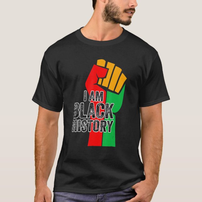 T-shirt I Am Black History Month African American Pride Ce (Devant)