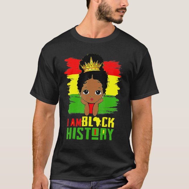 T-shirt I Am Black History Month Pride African American Cu (Devant)