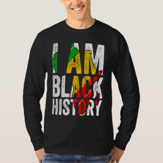T-shirt I Am Black History  Women Men African American Gra
