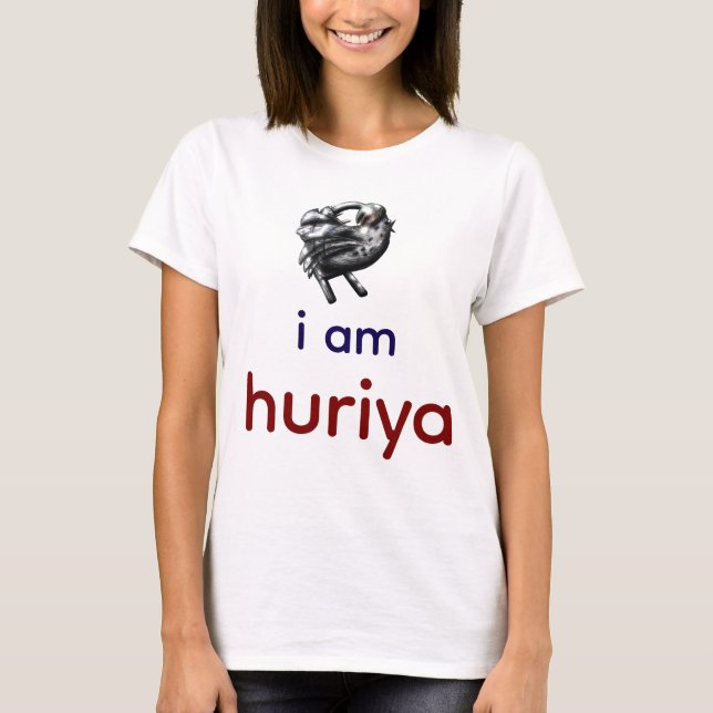 T-shirt i am huriya (Devant)