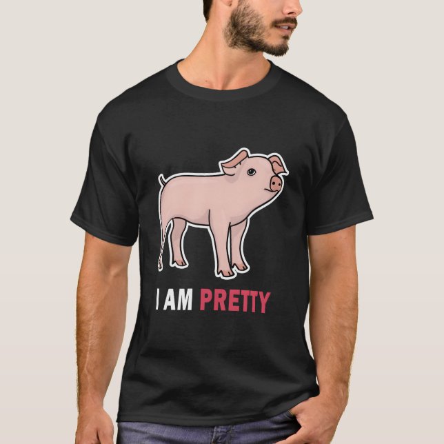 T-shirt I Am Pretty Proud Piglet (Devant)