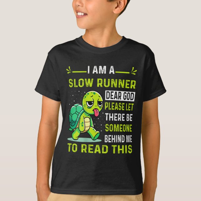 T-shirt I Am Runner Dear God Please Let There Be Someone F (Devant)