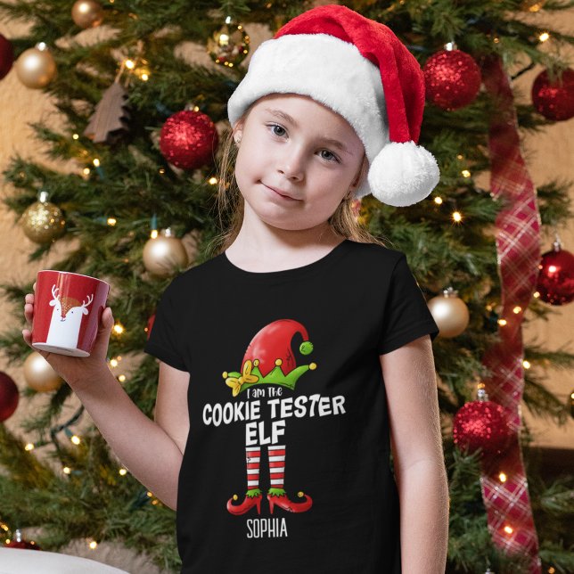 T-shirt I am The Cookie Tester Elf - Funny Christmas (Créateur téléchargé)