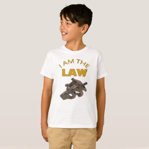 T-shirt I am the law with a m4a1 machine