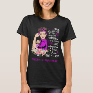 T-shirt I Am The Storm Trisomy 18 Sensibilisation