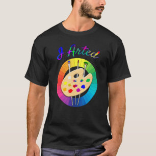 T-shirt I Arte Graphique en couleurs Jantes Artiste