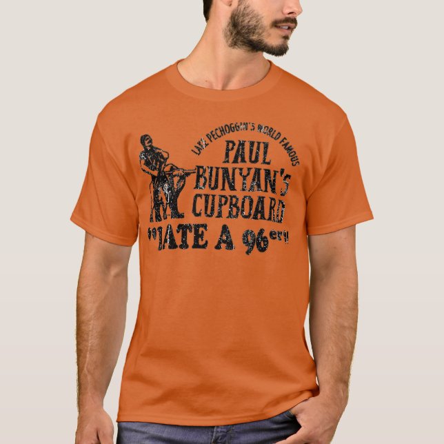 T-shirt I Ate a 96er - La marionnette de Paul Bunyan (Devant)