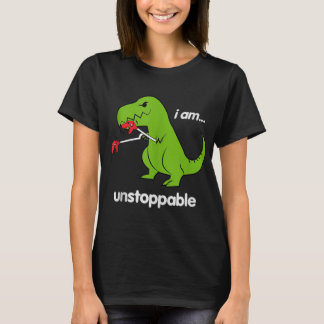 T-shirt I au T-Rex Dinosaur Dino Cool Cute Hum