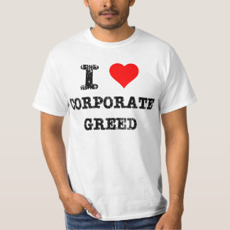T-shirt I avidité d'entreprise de coeur