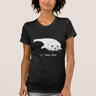 T-shirt I bébés phoques de coeur