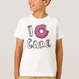 T-shirt I beignet rose mordu par soin de beignet