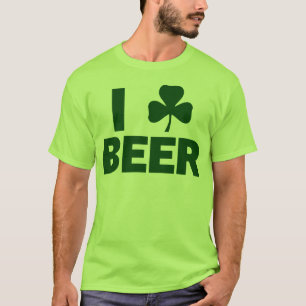 T-shirt I bière de shamrock