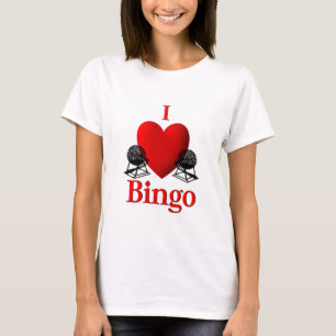 T-shirt I bingo-test de coeur