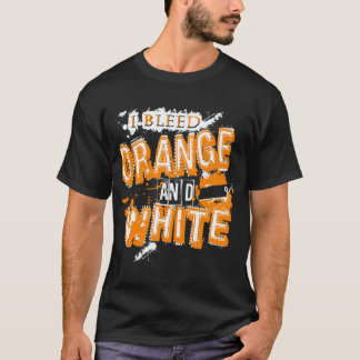T-shirt I Bleed Orange and White Tennessee