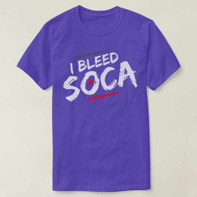 T-shirt I Bleed Soca - Amoureux de la musique (Design devant)