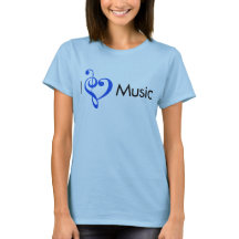 I bleu de musique de coeur