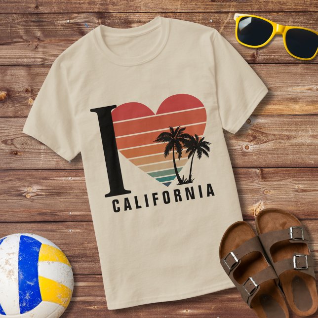 T-shirt I ♥ California Retro Tee (Créateur téléchargé)